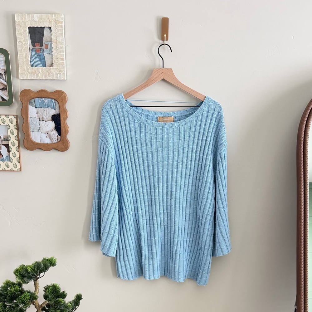 Free People Kenzie Sweater in Angels Falls - Picture 3 of 5